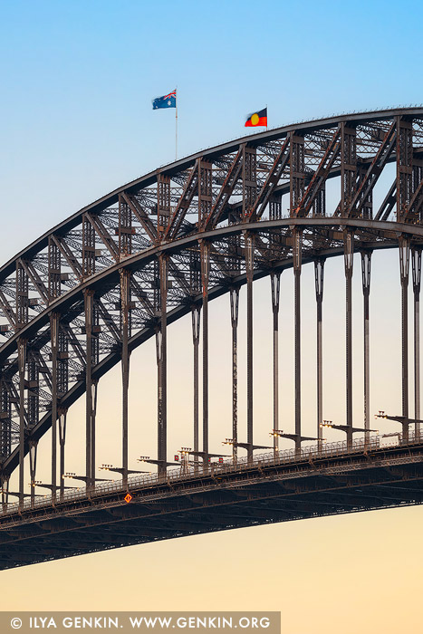 australia stock photography | Sydney Harbour Bridge Silhouette, Sydney, New South Wales, Australia, Image ID AU-SYDNEY-HARBOUR-BRIDGE-0053