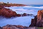 landscapes stock photography | Fishermans Bay at Twilight, Anna Bay, Port Stephens, NSW, Australia, Image ID AU-FISHERMANS-BAY-0001. Fishermans Bay is a small suburb of the Port Stephens and it is located on the coast of the Tasman Sea adjacent to Anna Bay. A large part of the eastern portion of the suburb is occupied by Tomaree National Park and only a very small portion of the south western corner of the suburb is populated. The suburb is named after the adjacent bay.