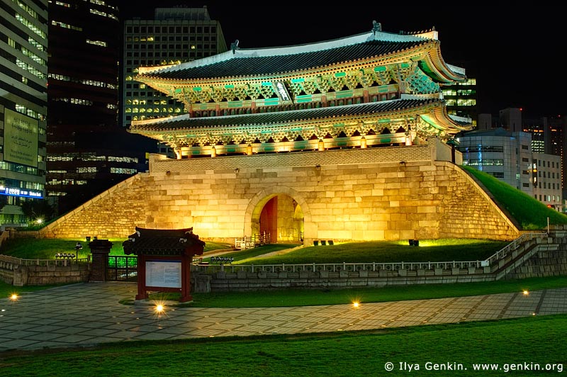  stock photography | Namdaemun Gate Before 2008 Fire in Seoul, South Korea, Namdaemun (Sungnyemun), Seoul, South Korea, Image ID KR-SEOUL-0001