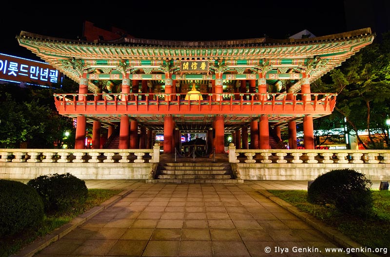  stock photography | Boshingak Bell Pavilion in Seoul, South Korea, Jongno, Insa-dong, Seoul, South Korea, Image ID KR-SEOUL-0003