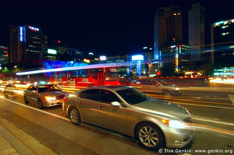  stock photography | Seoul at Night, South Korea, Seoul, South Korea, Image ID KR-SEOUL-0010