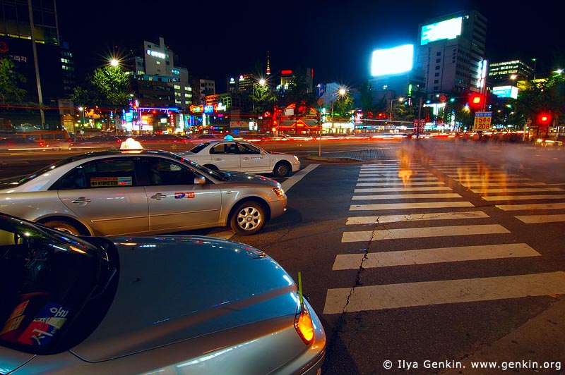  stock photography | Seoul at Night, South Korea, Seoul, South Korea, Image ID KR-SEOUL-0011