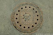  stock photography | Manhole Cover in Seoul, South Korea, Seoul, South Korea, Image ID KR-SEOUL-0019. 