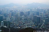  stock photography | Seoul City, The view from N Seoul Tower in Seoul, South Korea provides a breathtaking 360 degree view of the city., Image ID KR-SEOUL-NAMSAN-0002. 