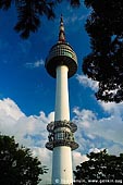  stock photography | N Seoul Tower Rises Above Namsan Mountain in Seoul, South Korea, Namsan Mountain, Seoul, South Korea, Image ID KR-SEOUL-NAMSAN-0007. 