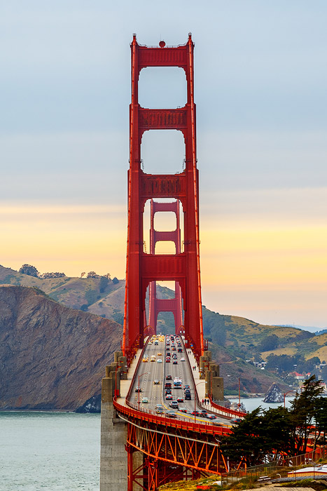 Golden Gate Bridge, Merchant Road, San Francisco, California, USA