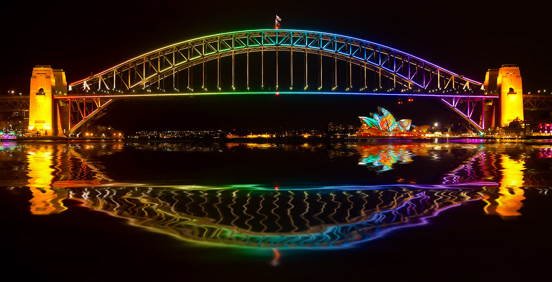 Vivid Sydney Festival from Blues Point