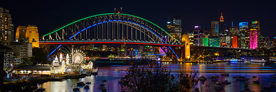 Vivid Sydney Festival from Lavender Bay