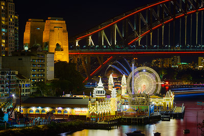 Vivid Sydney Festival from Lavender Bay