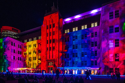 Museum of Contemporary Art during Vivid Sydney Festival