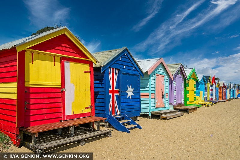 Brighton Beach Boxes, Brighton Beach, Melbourne, Victoria, Australia