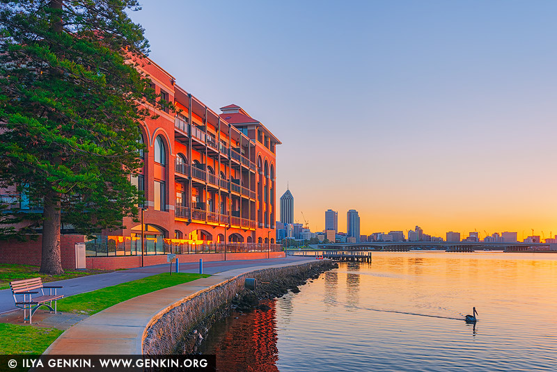 The Old Swan Brewery at Sunrise, Perth, WA, Australia